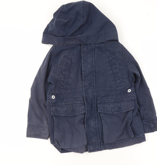 Boys UK Size 4-5 Years Gap Blue Windbreaker Coat