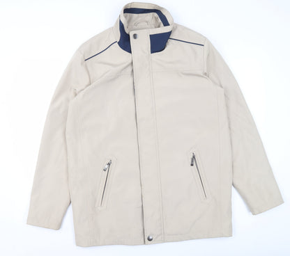 Womens UK Size S ADMÉ Beige Basic Jacket