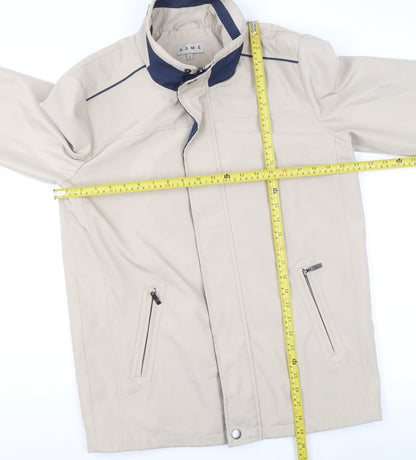 Womens UK Size S ADMÉ Beige Basic Jacket