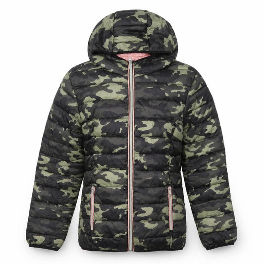 Girls UK Size 15 Years NEXT Green Puffer Jacket