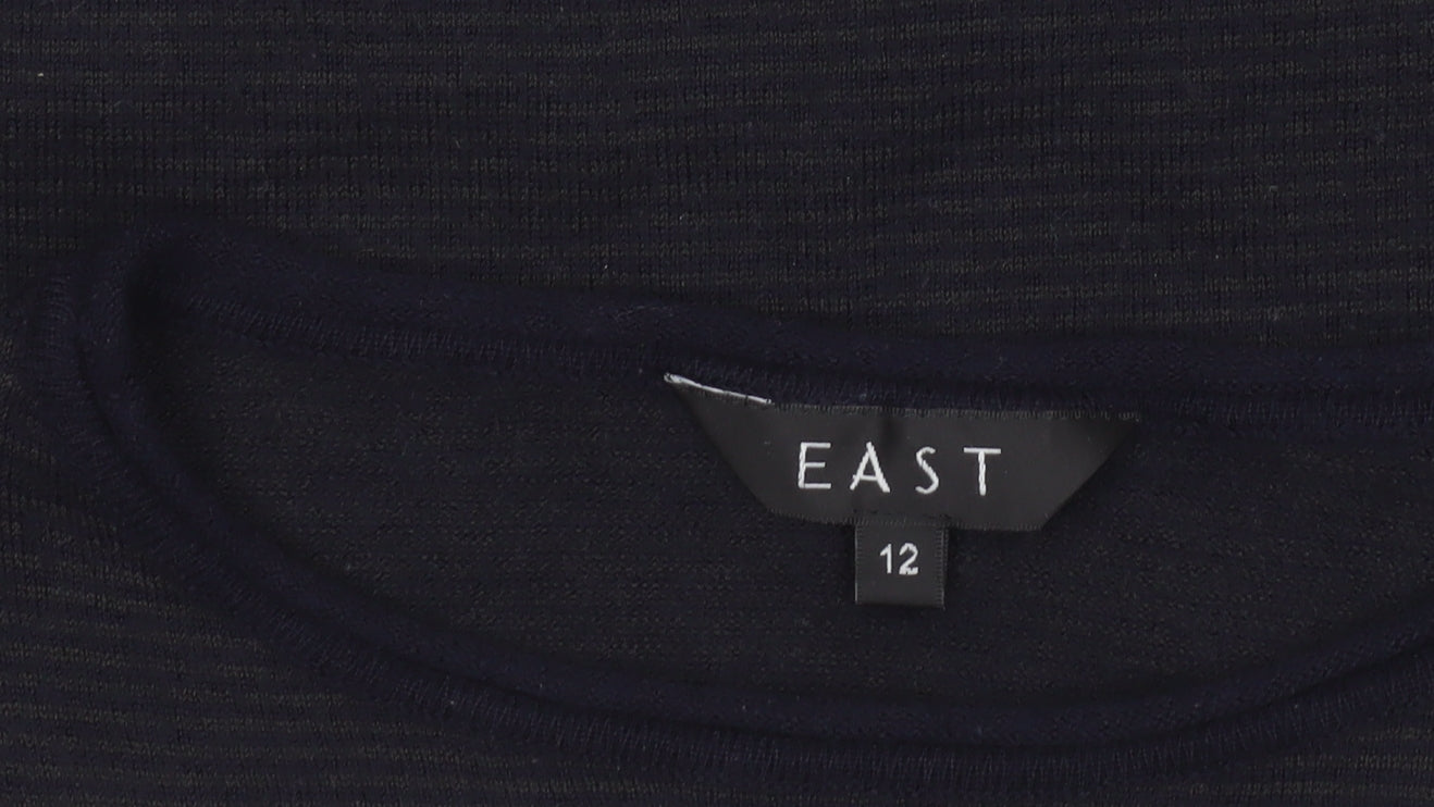 Womens UK Size 12 EAST Black Pullover Jumper