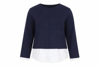 Womens UK Size S Gallery Blue Basic Blouse