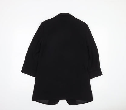 Womens UK Size S Zara Basic Regular Black Blazer