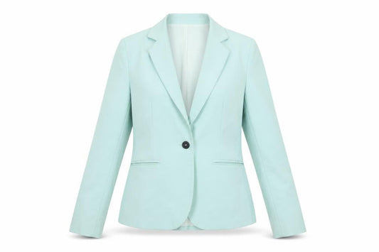 Womens UK Size 10 Zara Regular Green Blazer