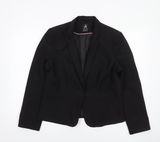 Atmosphere Women's Black Blazer UK 18 Classic Single-Breasted Jacket