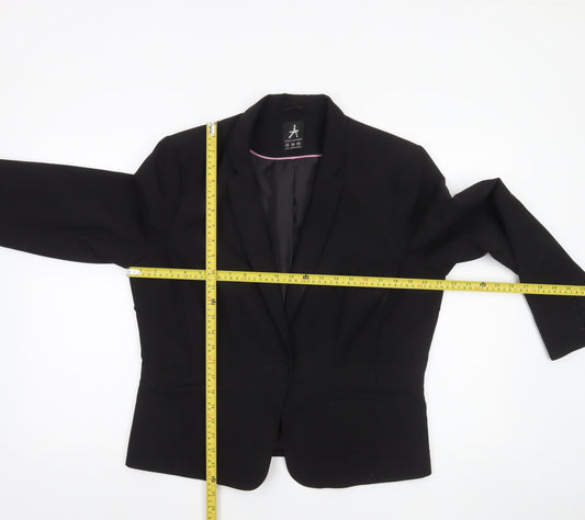 Atmosphere Women's Black Blazer UK 18 Classic Single-Breasted Jacket
