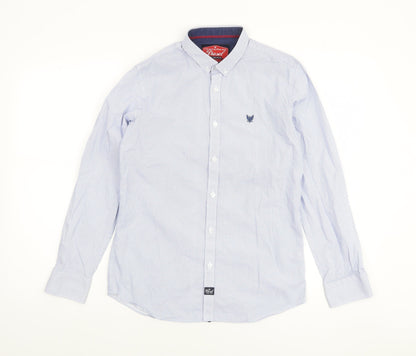 Boys UK Size 13 Years Diesel Blue Basic Button-Up