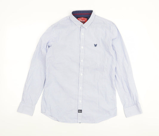 Boys UK Size 13 Years Diesel Blue Basic Button-Up