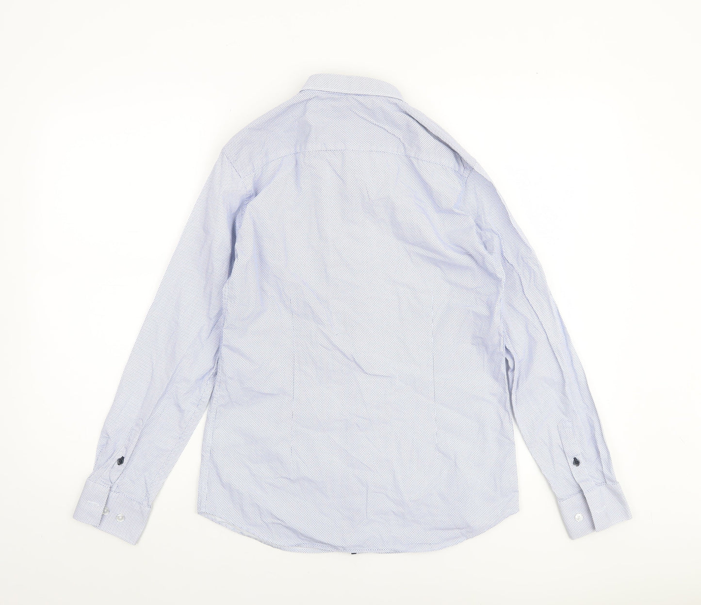 Boys UK Size 13 Years Diesel Blue Basic Button-Up