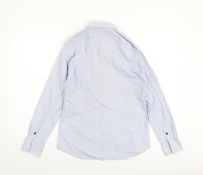 Boys UK Size 13 Years Diesel Blue Basic Button-Up