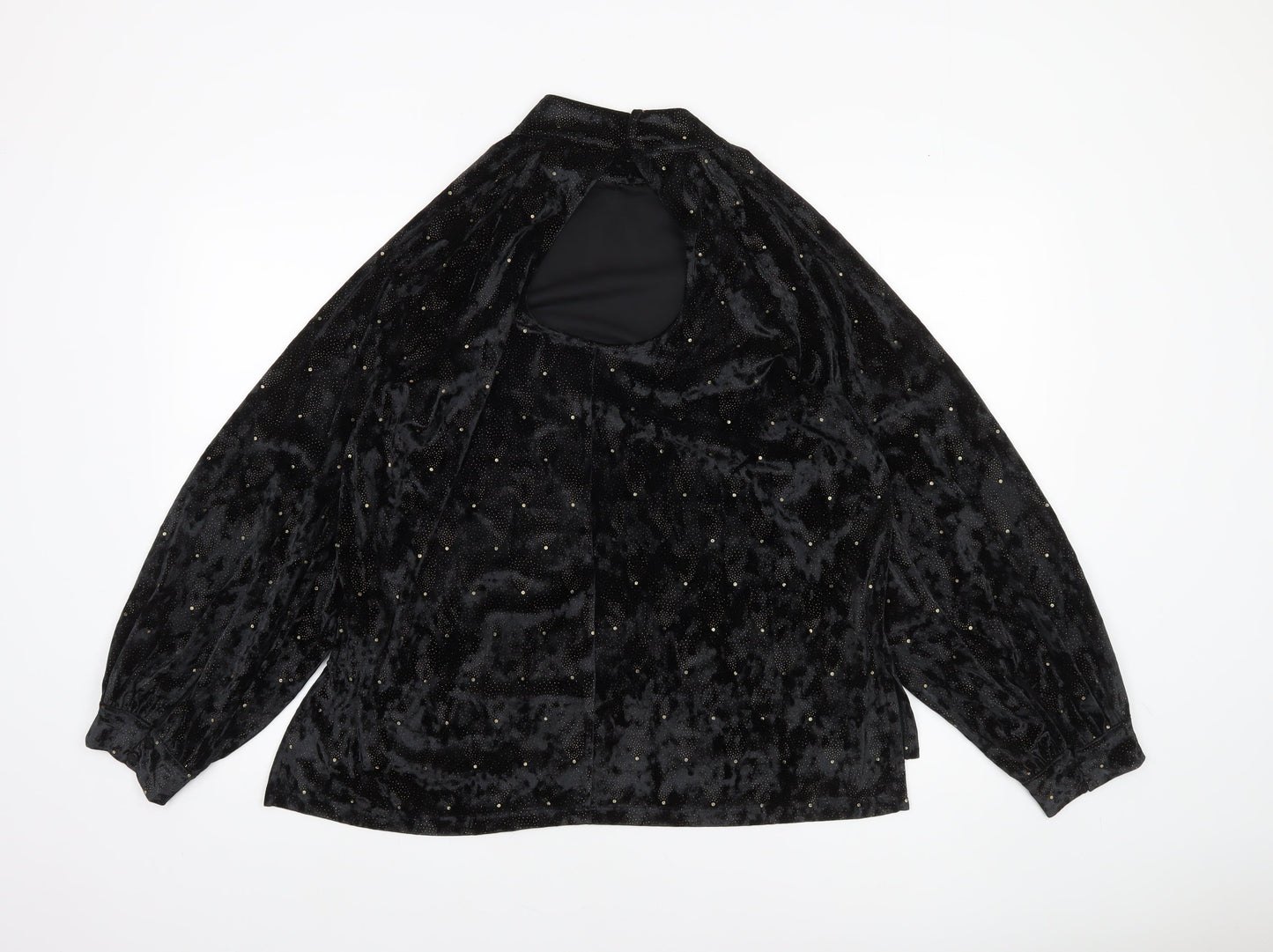 Womens UK Size 14 NEXT Black Tunic Blouse