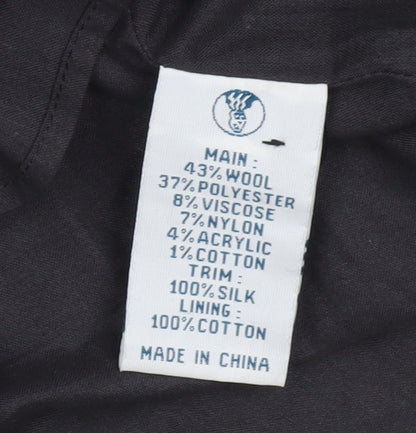 Fat Face Women’s Grey Wool Blend Knee Length Shift Dress Size 12