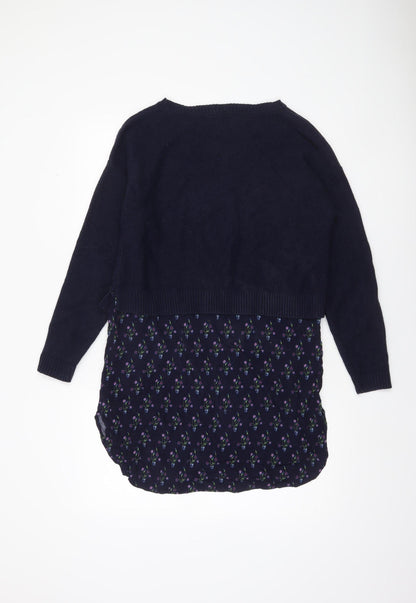 Womens UK Size 12 White Stuff Blue Pullover Jumper