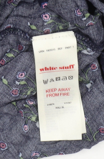 Womens UK Size 12 White Stuff Blue Pullover Jumper