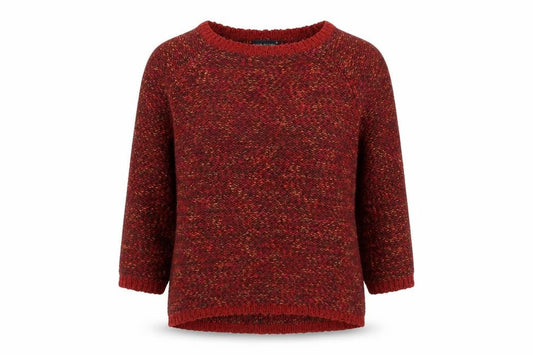 Womens UK Size M David Emanuel Red Pullover Jumper