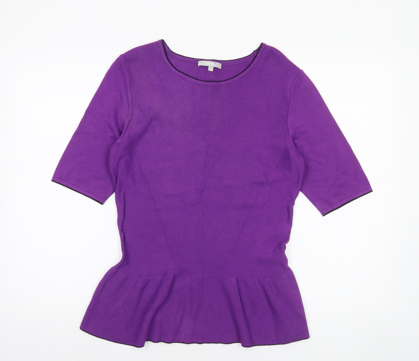 Womens UK Size 14 Marks and Spencer Purple Pullover Jumper