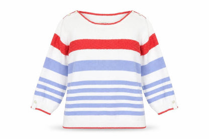 Womens UK Size XL Country Rose Multicoloured Pullover Jumper