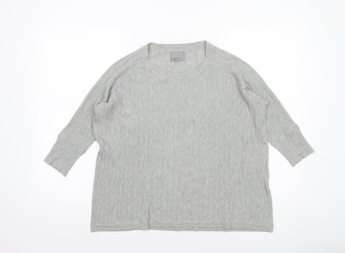 Womens UK Size S VERO MODA Grey Pullover Jumper