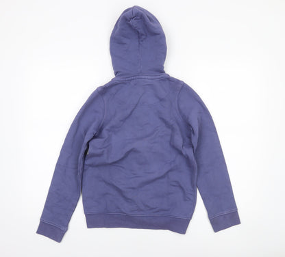 Joules Girls Purple Full Zip Cotton Hoodie 9-10 Years