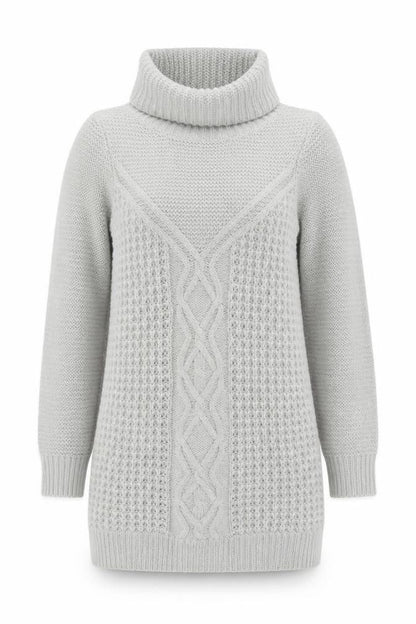 Womens UK Size XS Oasis Grey Tunic Jumper