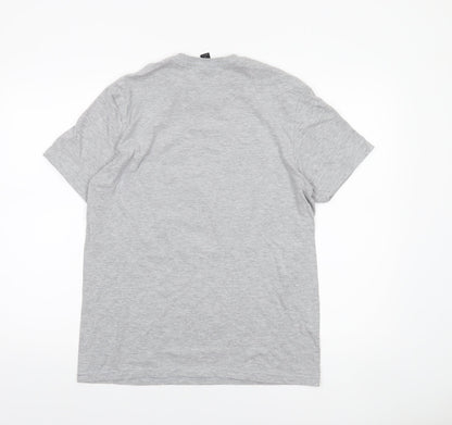 Mens UK Size M Gildan Grey  T-Shirt