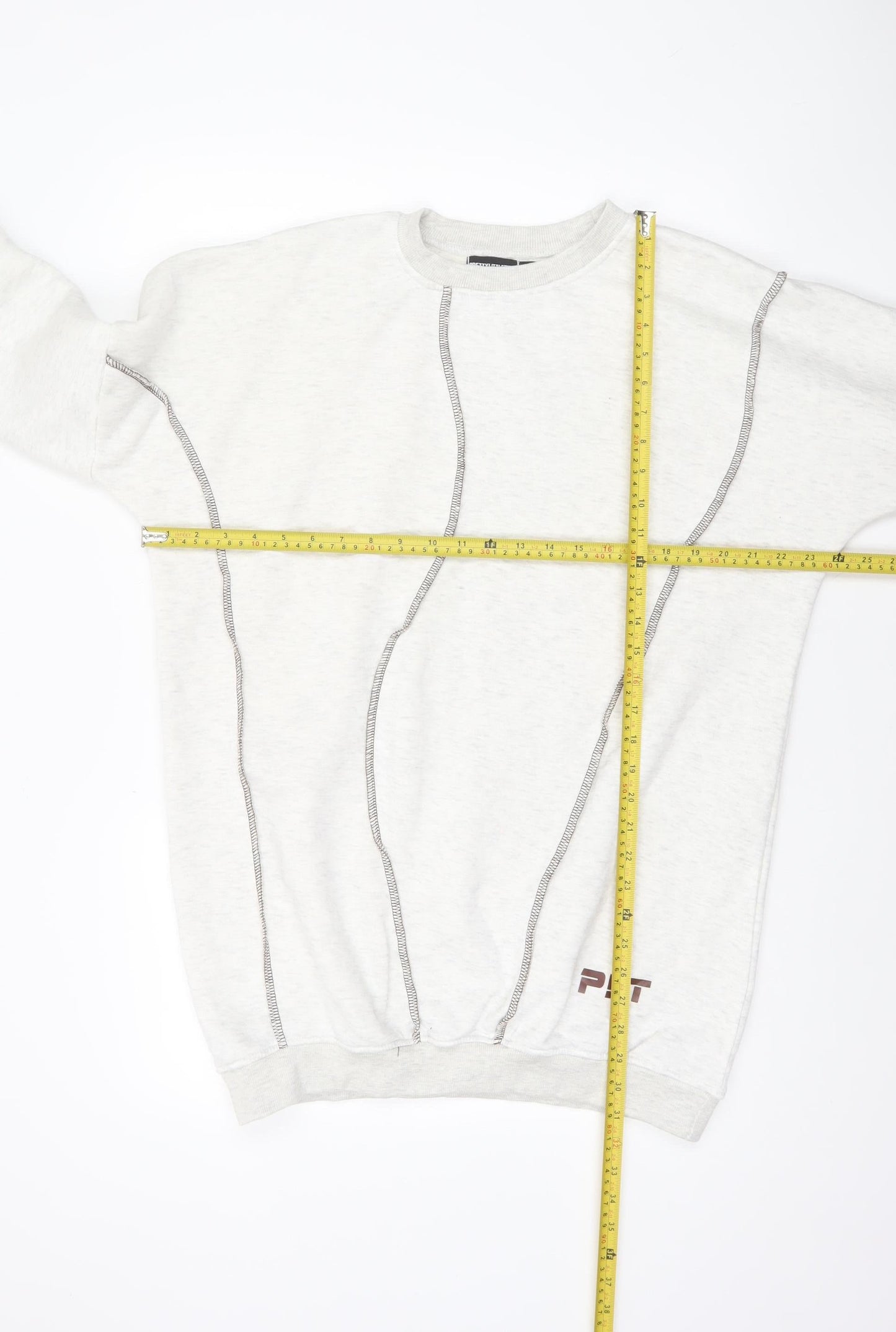 Womens UK Size 10 PRETTYLITTLETHING Beige Pullover Sweatshirt