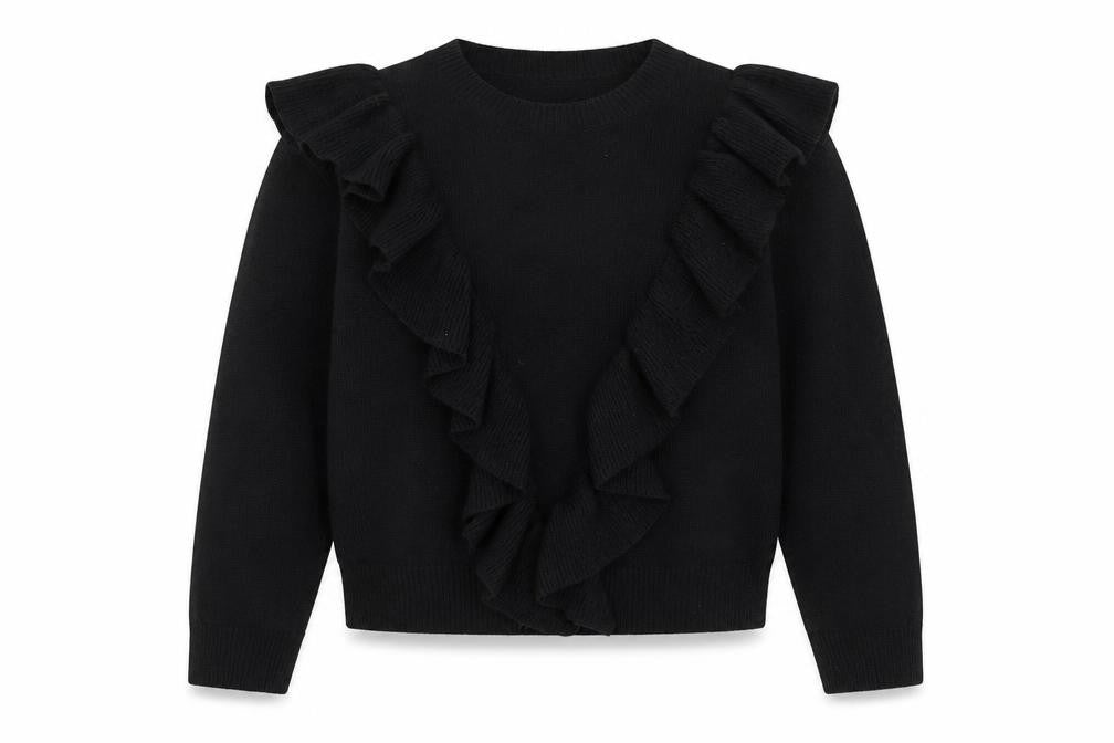 Womens UK Size M Brave Soul Black Pullover Jumper