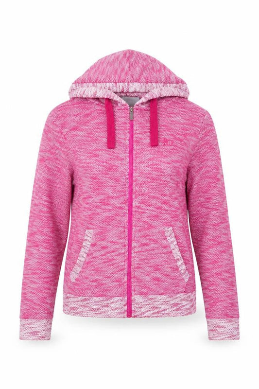 Womens UK Size 10 Everlast Pink Full Zip Hoodie