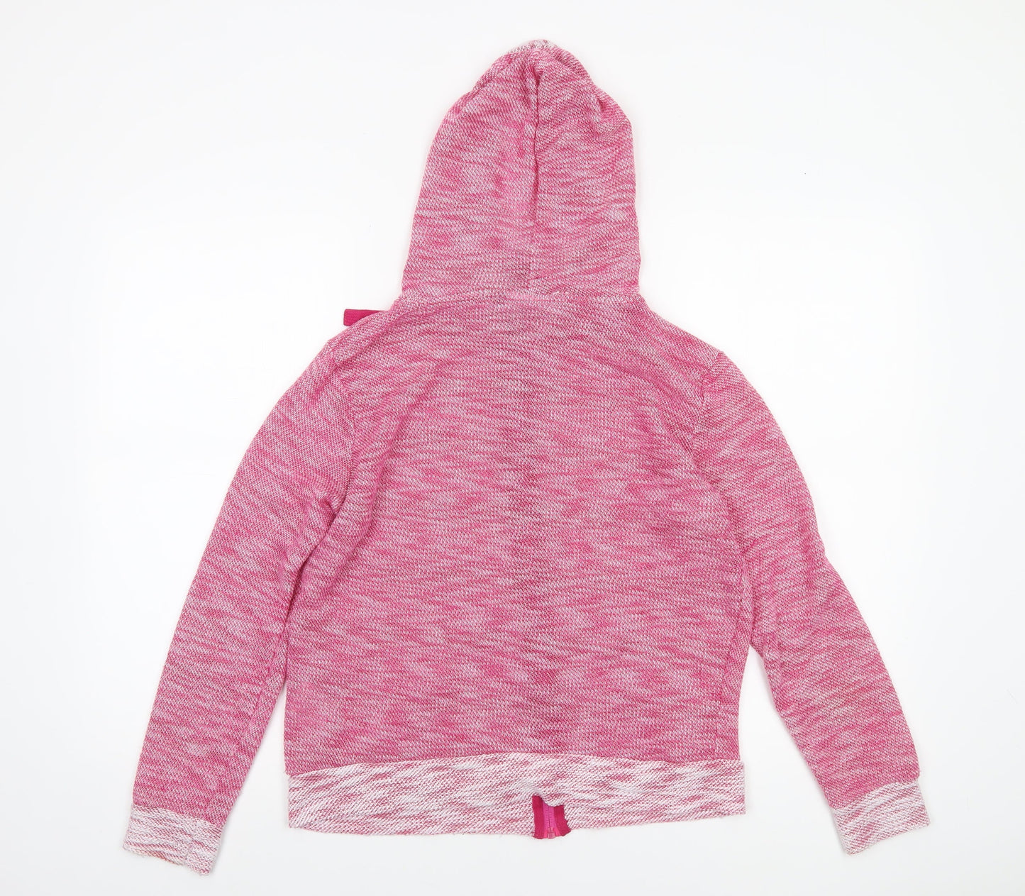 Everlast Womens Pink Full Zip Hoodie Size 10 Polyester Sportswear