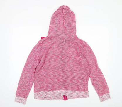 Everlast Womens Pink Full Zip Hoodie Size 10 Polyester Sportswear