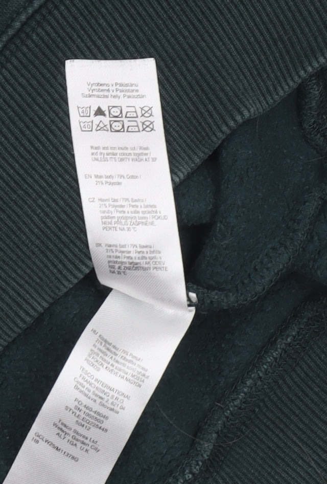 F&F Men's Green Oakland Graphic Sweatshirt Size L Pullover Crew Neck