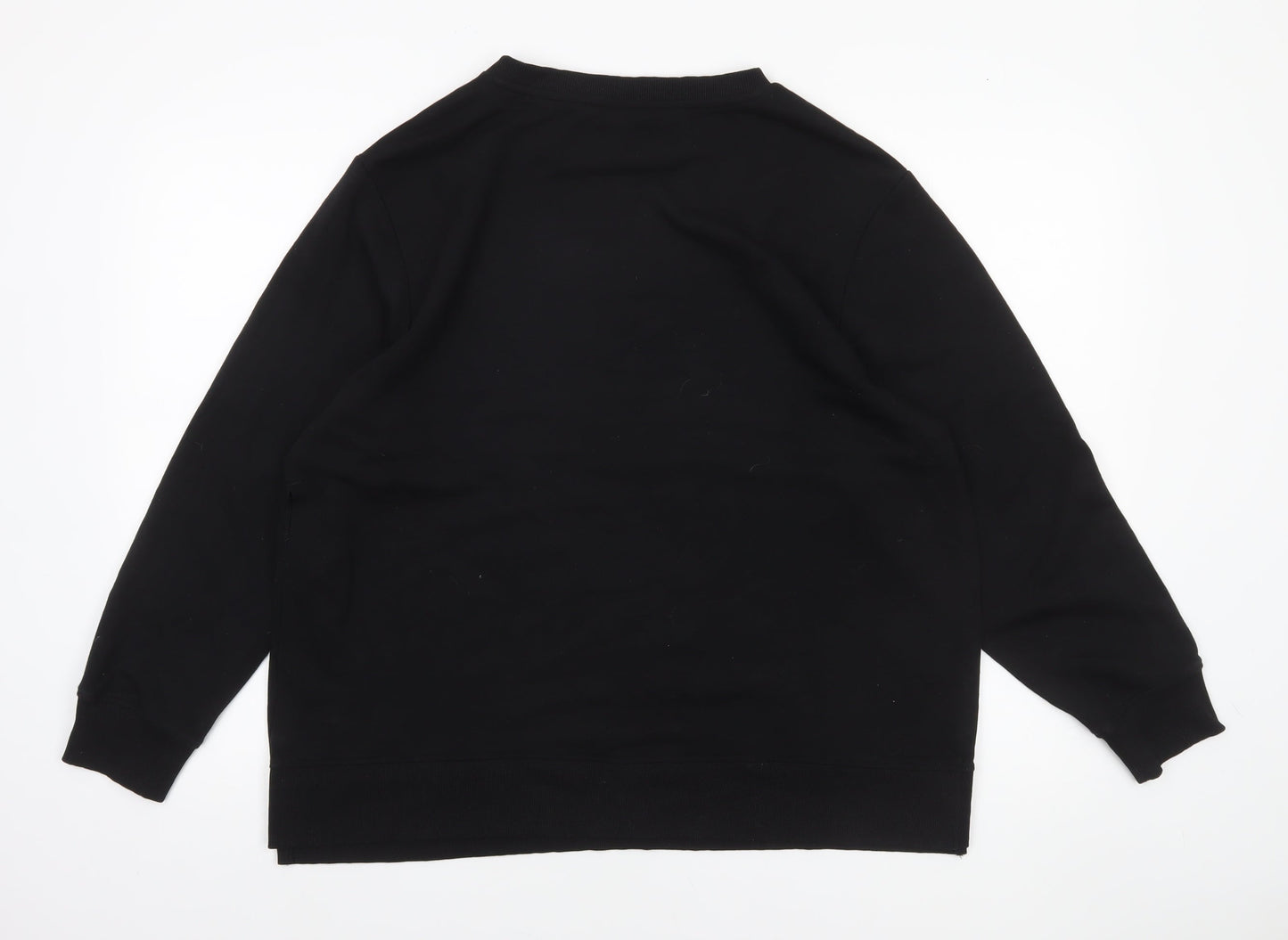 Womens UK Size 12 H&M Black Pullover Sweatshirt