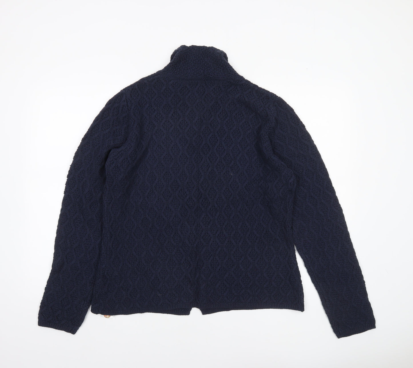 Joe Browns Women's Blue Cable Knit Cardigan Size 14