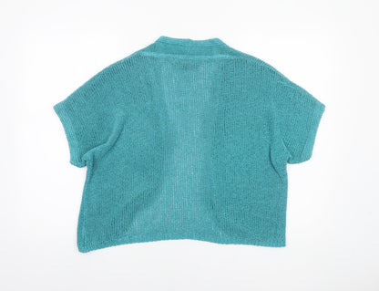 Womens UK Size 18 Marks and Spencer Blue Shrug Jumper
