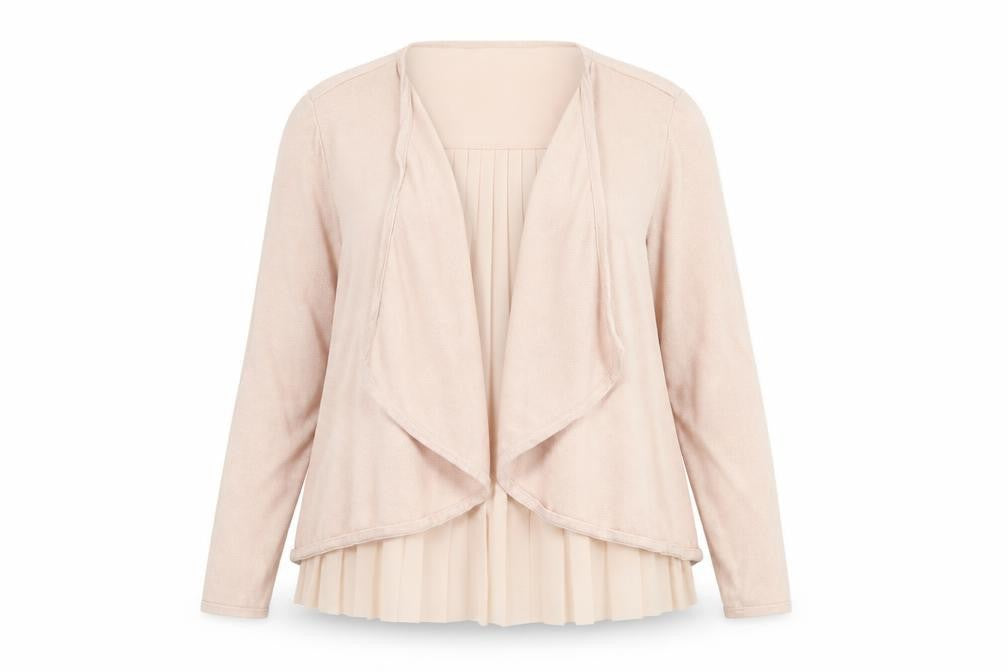 Womens UK Size 12 Monsoon Beige Cardigan Jumper