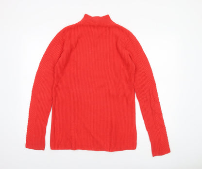 Womens UK Size XS Long Tall Sally Red Pullover Jumper