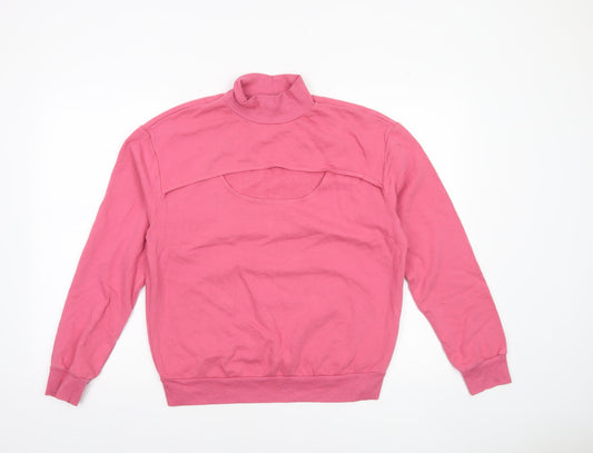 Womens UK Size M t.la Pink Pullover Sweatshirt