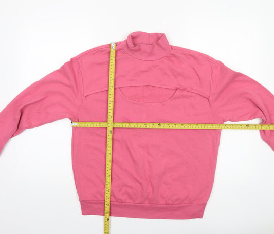 Womens UK Size M t.la Pink Pullover Sweatshirt