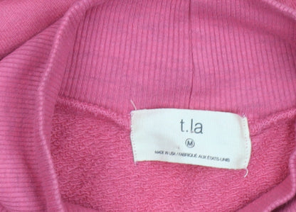 Womens UK Size M t.la Pink Pullover Sweatshirt