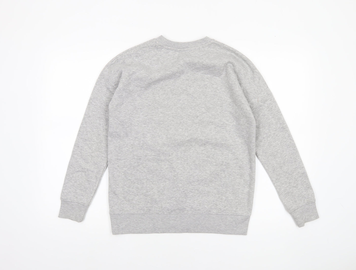 Womens UK Size S Papaya Grey Pullover Sweatshirt