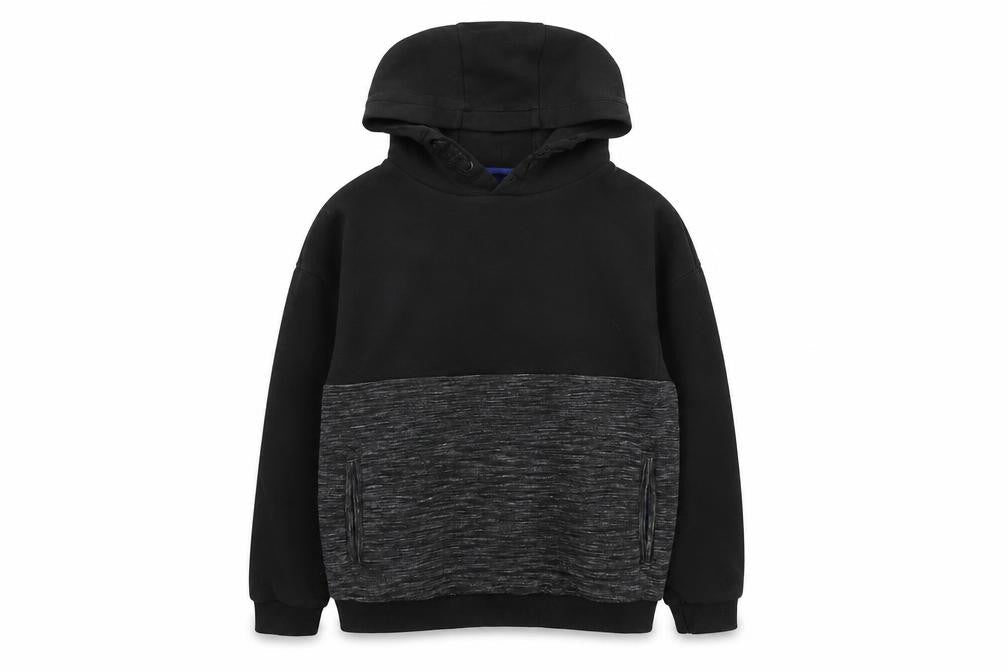Boys UK Size 12-13 Years Marks and Spencer Black Pullover Hoodie