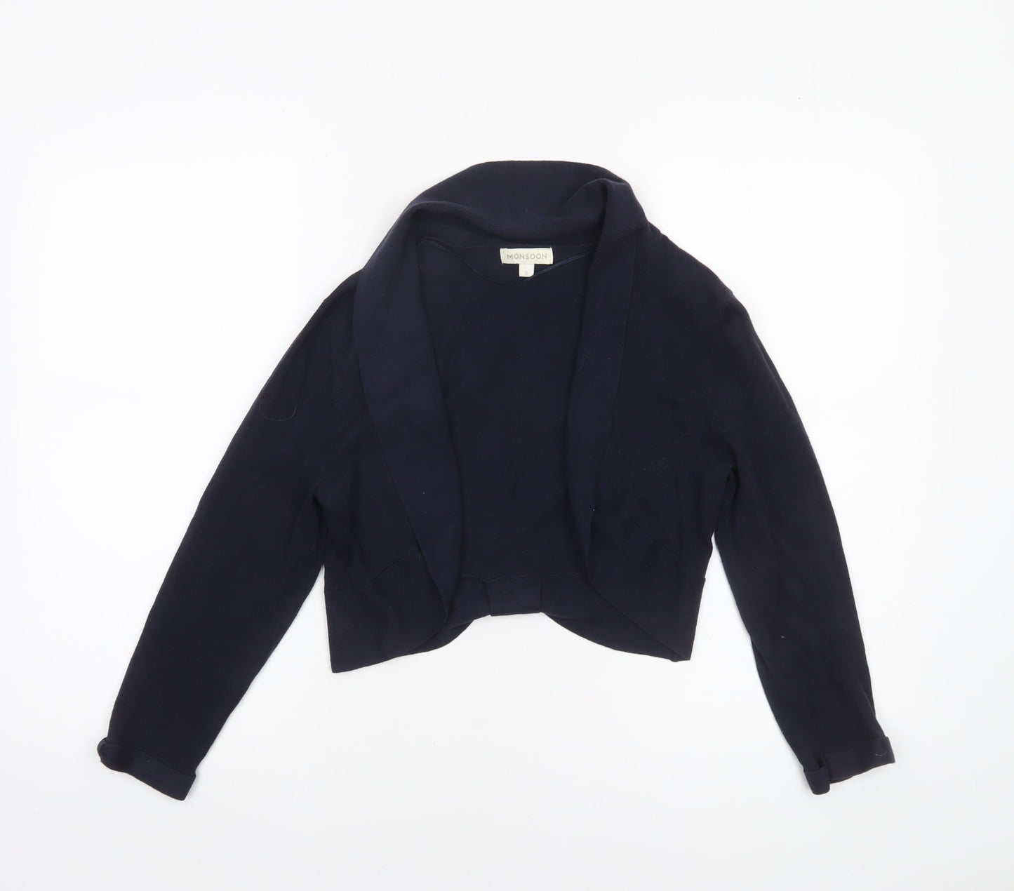 Womens UK Size S Monsoon Blue Cardigan Jumper