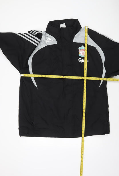 Adidas Mens Black L Liverpool Windbreaker Jacket
