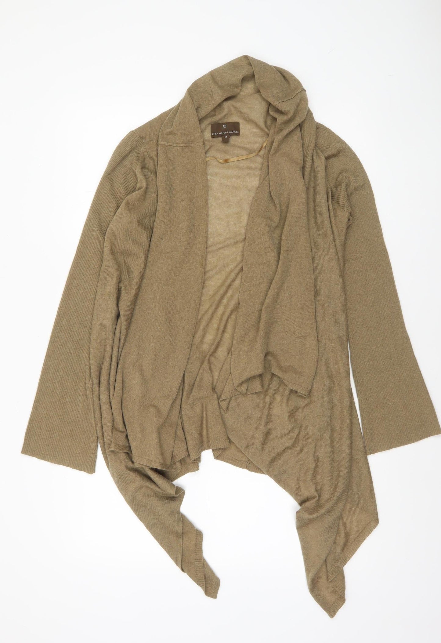 Fenn Wright Manson Women’s Beige Wool Cashmere Cardigan Size 12