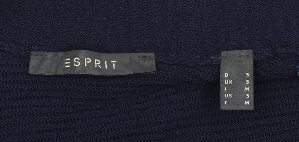 Womens UK Size S Esprit Blue Cardigan Jumper