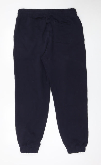 John Lewis ANYDAY Men’s Navy Blue Cotton Jogger Sweatpants M