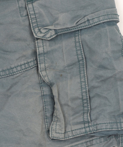 Fat Face Men's Blue Cargo Shorts W36 L Cotton Pockets Casual