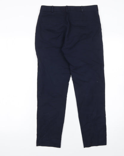Mango Women’s Blue Slim Fit Chino Trousers Size 6