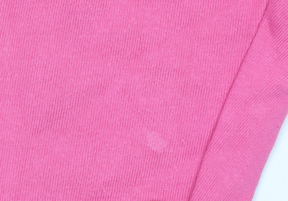 Womens UK Size L Noughts & Kisses Relaxed Fit Sweatpants Pink Trousers