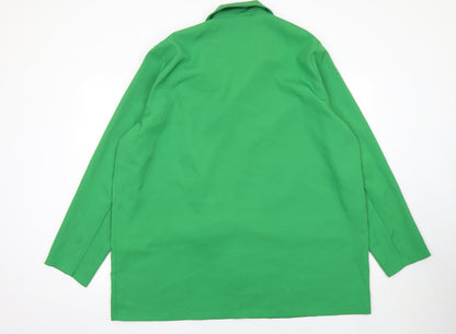 Womens UK Size 14 PRETTYLITTLETHING Regular Green Blazer